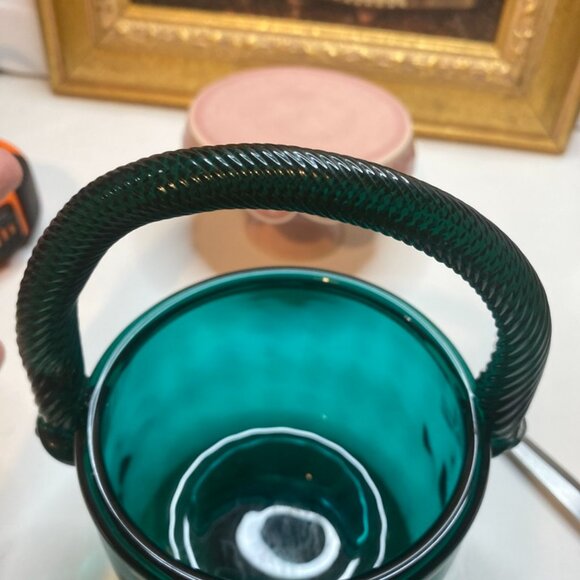 Pairpoint Nantucket Basket Handmade Painted Christmas Berries Leaves Eileen 2002 - Picture 5 of 10